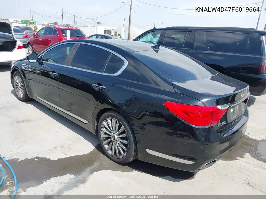 2015 Kia K900 Luxury VIN: KNALW4D47F6019664 Lot: 45149021