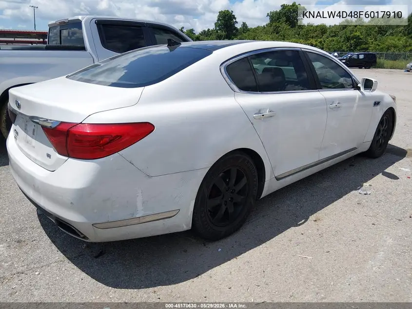 2015 Kia K900 Luxury VIN: KNALW4D48F6017910 Lot: 45170630