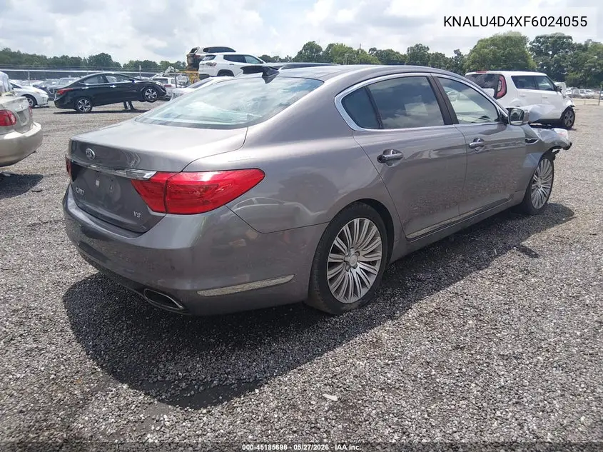 2015 Kia K900 Premium VIN: KNALU4D4XF6024055 Lot: 45185696