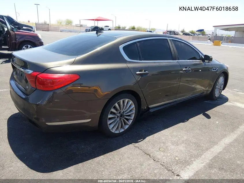 2015 Kia K900 Luxury VIN: KNALW4D47F6018658 Lot: 45254744