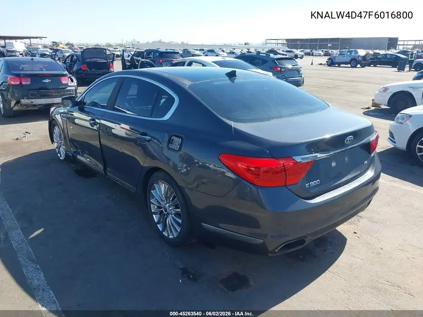 2015 Kia K900 Luxury VIN: KNALW4D47F6016800 Lot: 45263540
