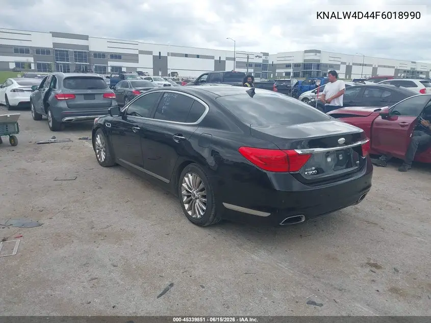 2015 Kia K900 Luxury VIN: KNALW4D44F6018990 Lot: 45339851