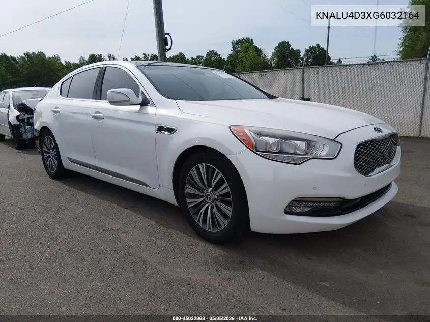 2016 Kia K900 Luxury 3.8L VIN: KNALU4D3XG6032164 Lot: 45032868