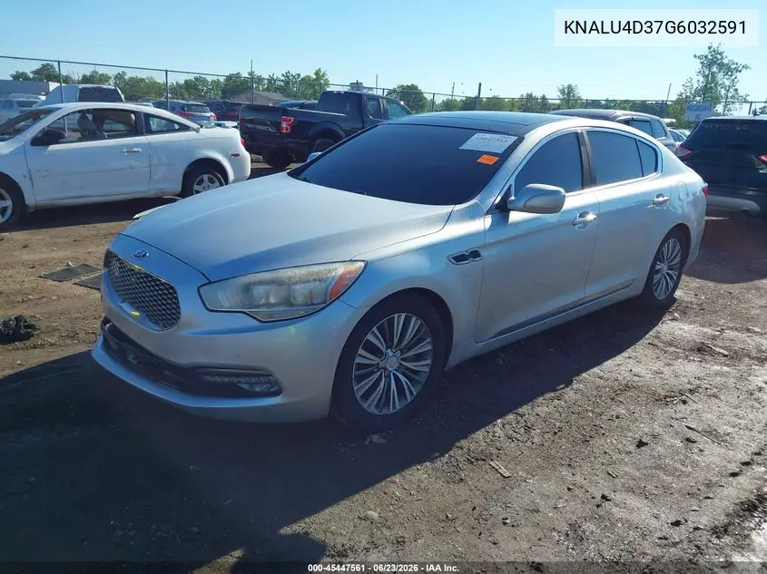 2016 Kia K900 Luxury 3.8L VIN: KNALU4D37G6032591 Lot: 45447561