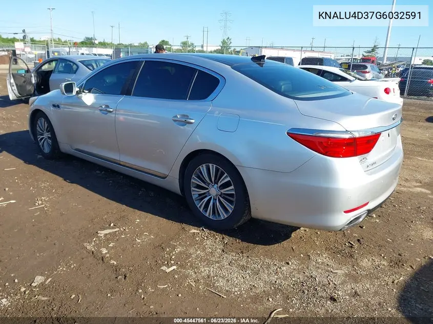 2016 Kia K900 Luxury 3.8L VIN: KNALU4D37G6032591 Lot: 45447561