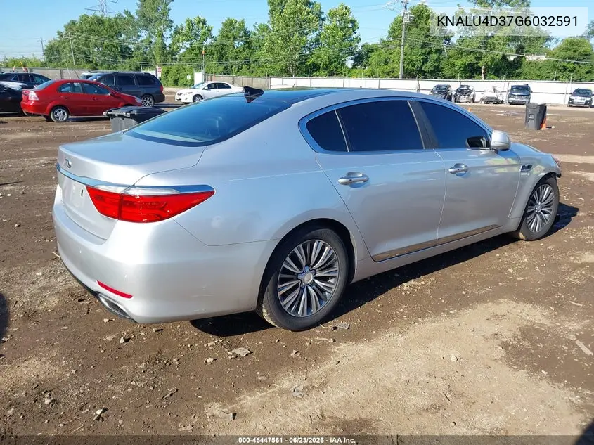 2016 Kia K900 Luxury 3.8L VIN: KNALU4D37G6032591 Lot: 45447561