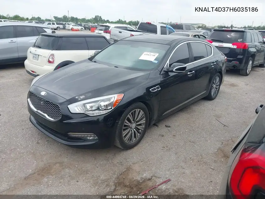 2017 Kia K900 Premium 3.8L VIN: KNALT4D37H6035186 Lot: 44965748