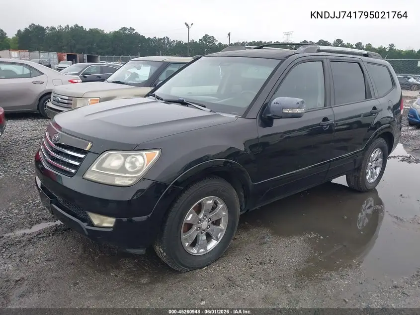 2009 Kia Borrego Ex V6 VIN: KNDJJ741795021764 Lot: 45260948