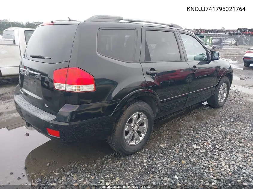 2009 Kia Borrego Ex V6 VIN: KNDJJ741795021764 Lot: 45260948