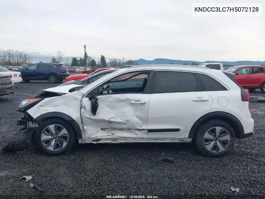 KNDCC3LC7H5072128 2017 Kia Niro Ex