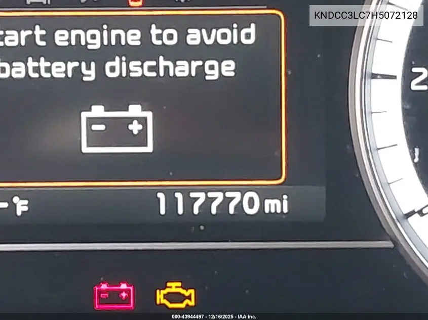 KNDCC3LC7H5072128 2017 Kia Niro Ex