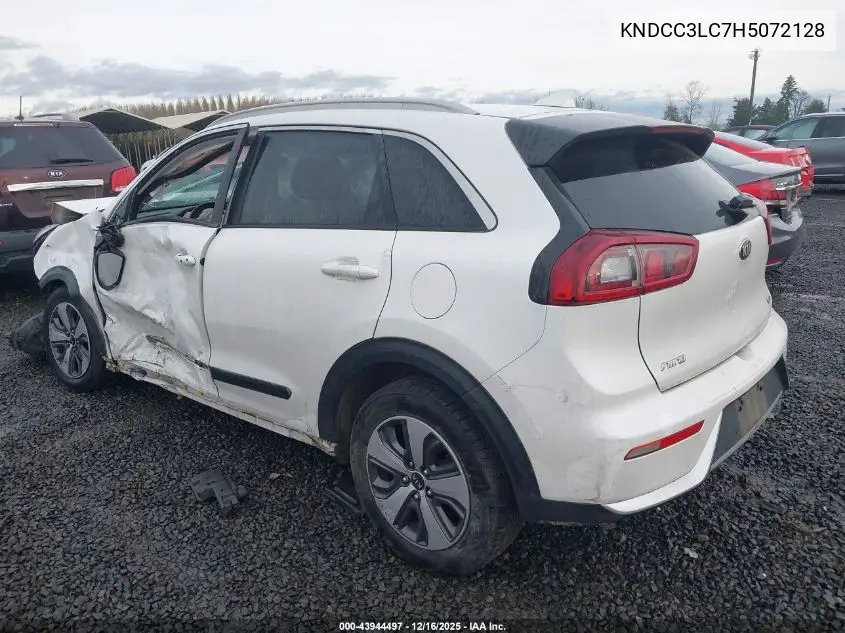 KNDCC3LC7H5072128 2017 Kia Niro Ex