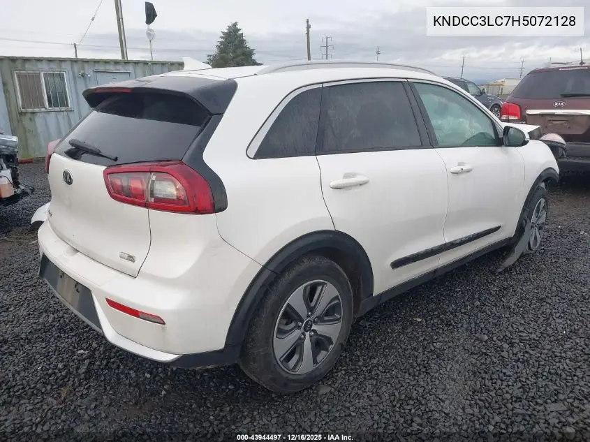 KNDCC3LC7H5072128 2017 Kia Niro Ex