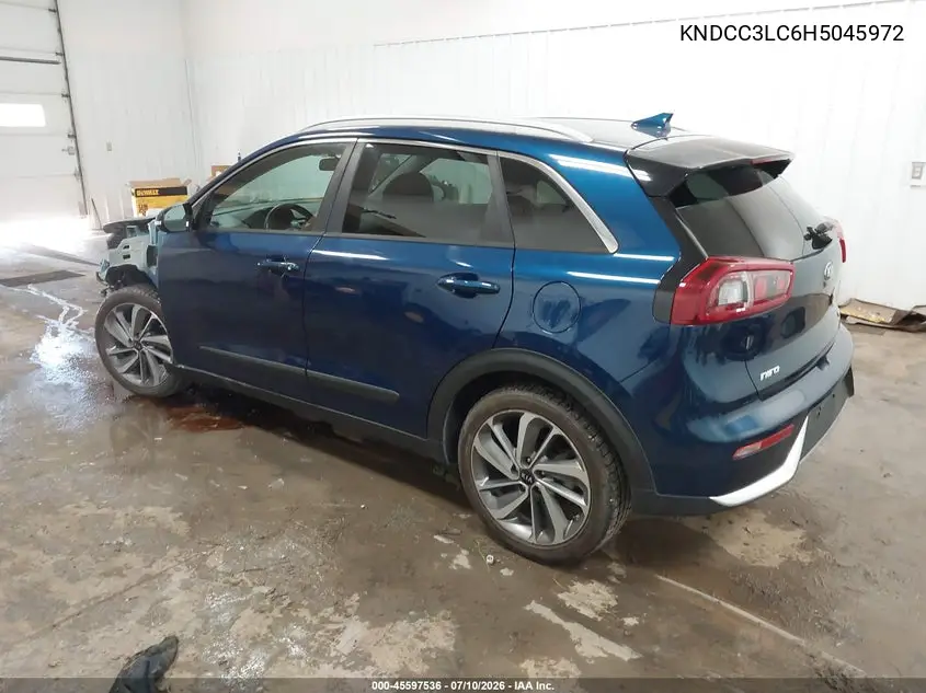 2017 Kia Niro Ex VIN: KNDCC3LC6H5045972 Lot: 45597536