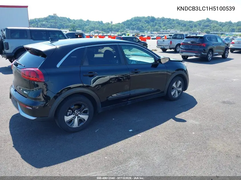 2017 Kia Niro Fe VIN: KNDCB3LC1H5100539 Lot: 45612340