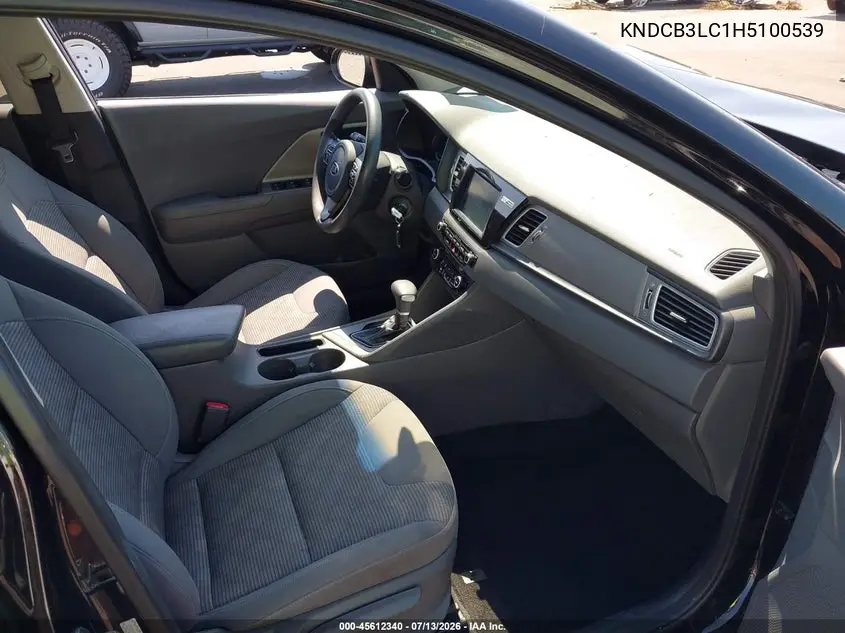 2017 Kia Niro Fe VIN: KNDCB3LC1H5100539 Lot: 45612340