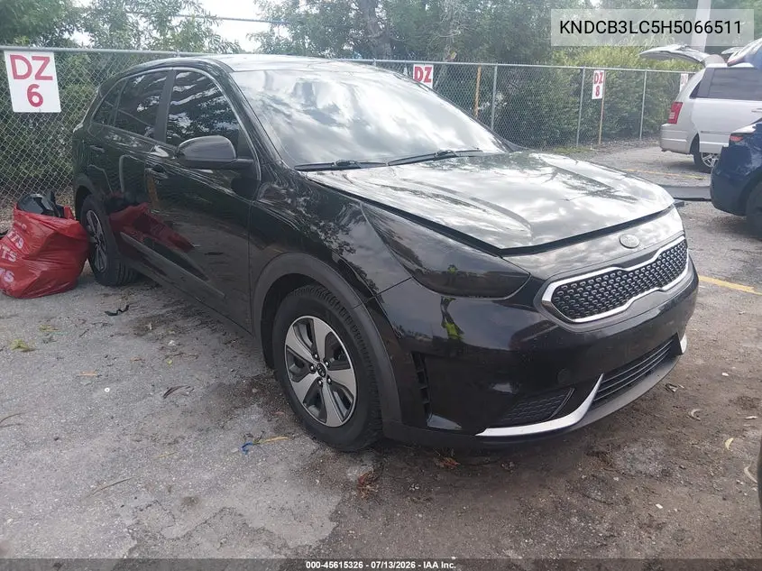 2017 Kia Niro Fe VIN: KNDCB3LC5H5066511 Lot: 45615326