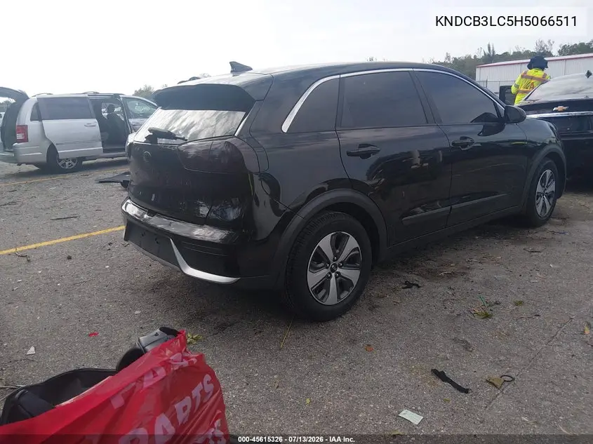 2017 Kia Niro Fe VIN: KNDCB3LC5H5066511 Lot: 45615326