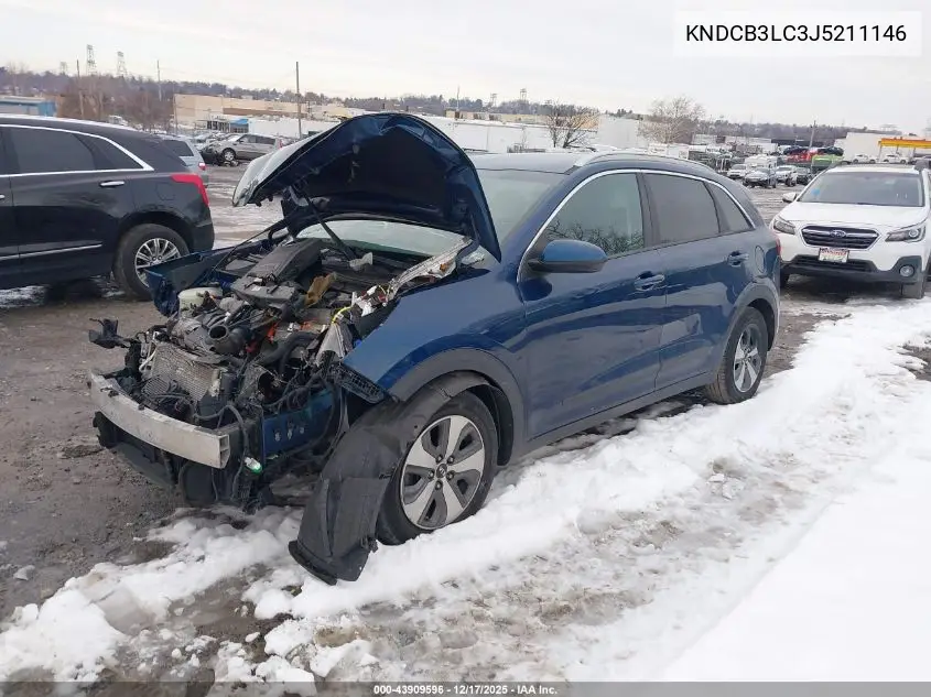 KNDCB3LC3J5211146 2018 Kia Niro Lx