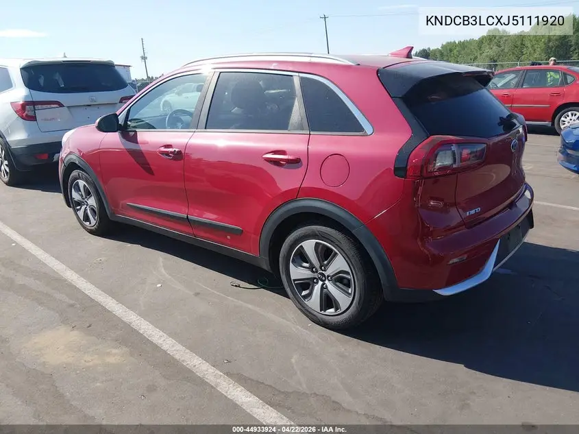 2018 Kia Niro Lx VIN: KNDCB3LCXJ5111920 Lot: 44933924