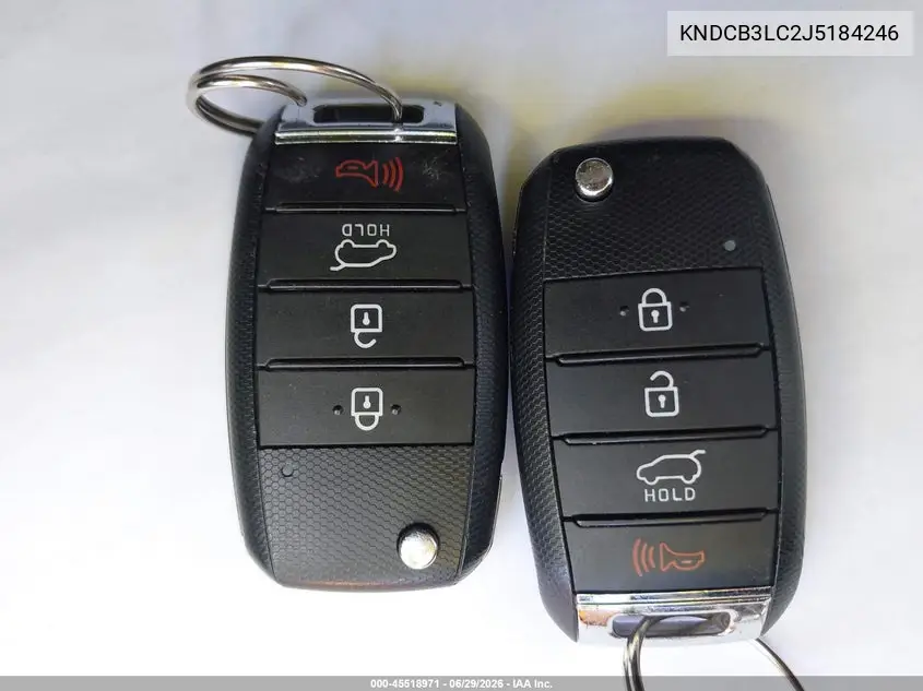 2018 Kia Niro Fe VIN: KNDCB3LC2J5184246 Lot: 45518971