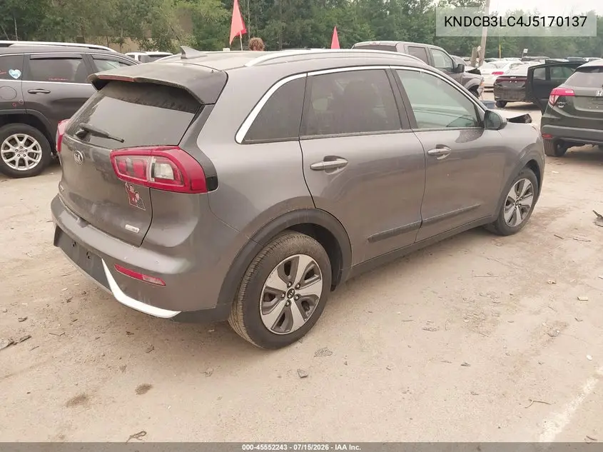 2018 Kia Niro Lx VIN: KNDCB3LC4J5170137 Lot: 45552243