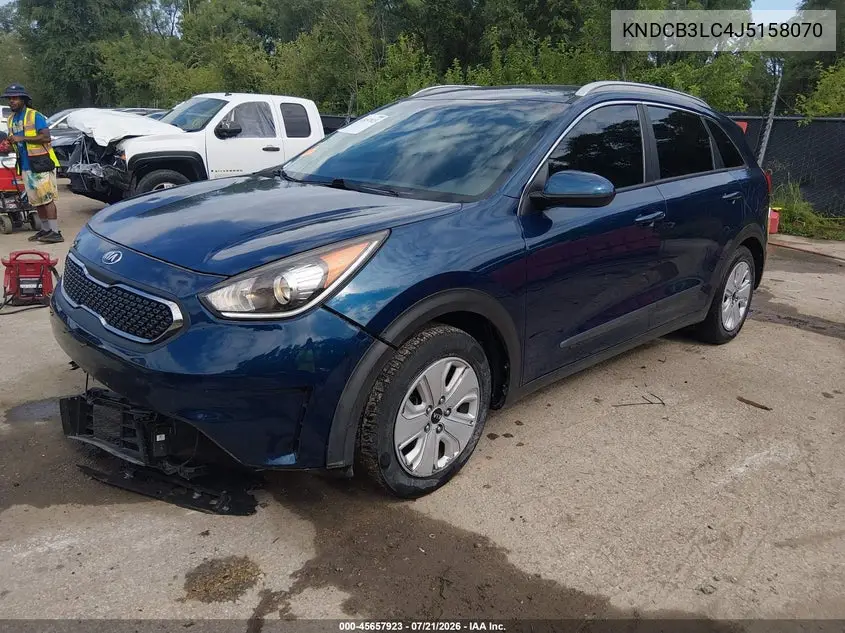 2018 Kia Niro Lx VIN: KNDCB3LC4J5158070 Lot: 45657923