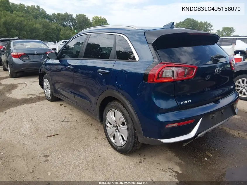 2018 Kia Niro Lx VIN: KNDCB3LC4J5158070 Lot: 45657923