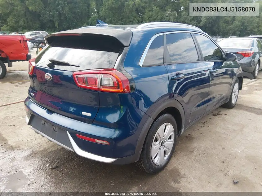 2018 Kia Niro Lx VIN: KNDCB3LC4J5158070 Lot: 45657923