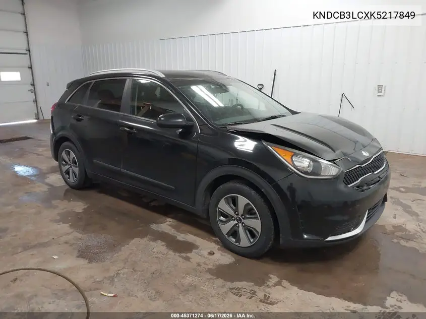 2019 Kia Niro Lx VIN: KNDCB3LCXK5217849 Lot: 45371274