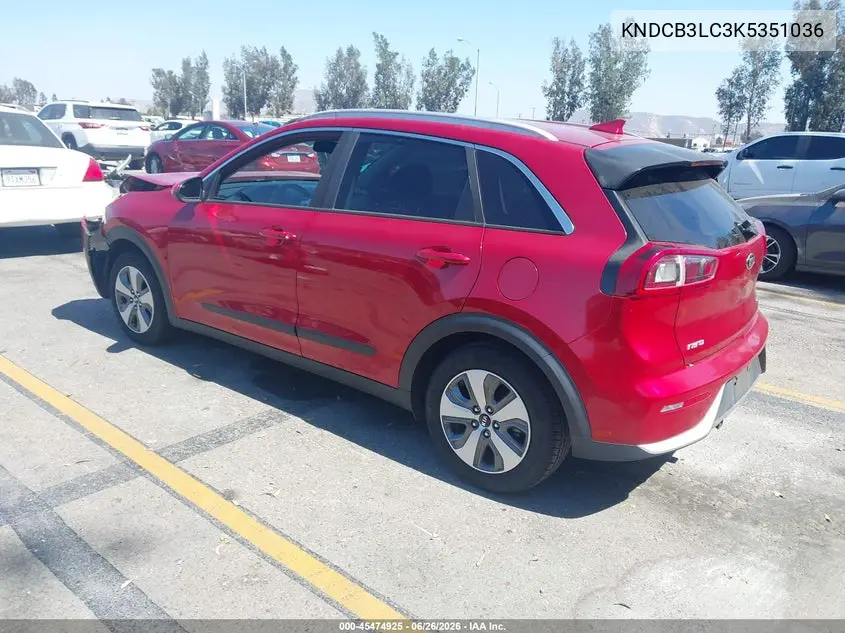 2019 Kia Niro Lx VIN: KNDCB3LC3K5351036 Lot: 45474925