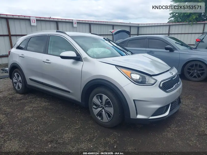 2019 Kia Niro Lx VIN: KNDCB3LC2K5353571 Lot: 45493124
