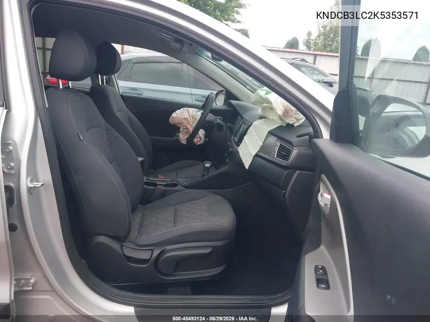 2019 Kia Niro Lx VIN: KNDCB3LC2K5353571 Lot: 45493124