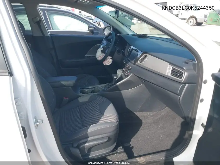 2019 Kia Niro Lx VIN: KNDCB3LC0K5244350 Lot: 45524791