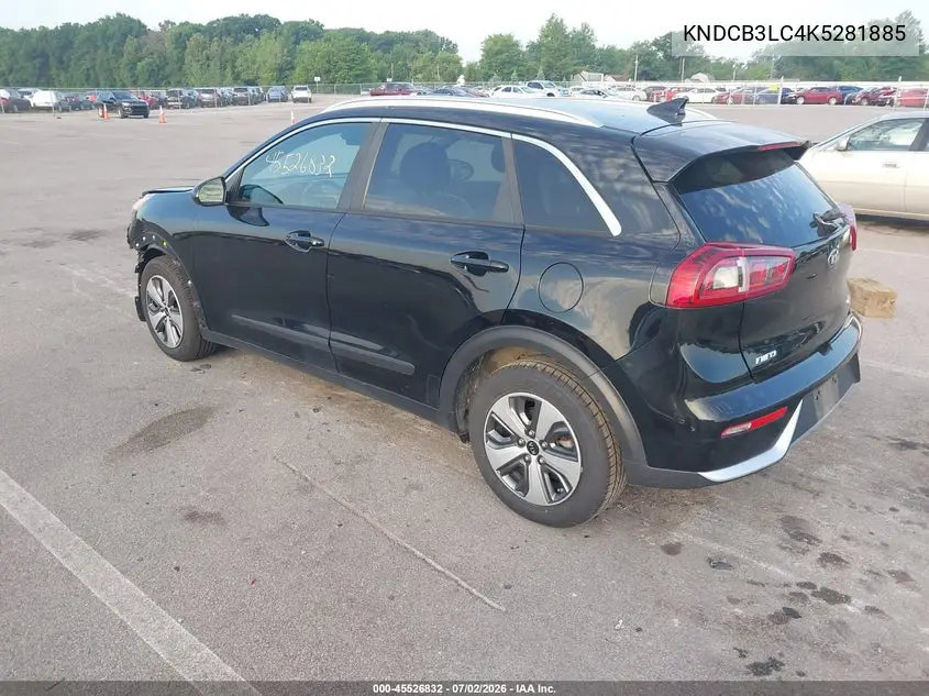2019 Kia Niro Lx VIN: KNDCB3LC4K5281885 Lot: 45526832