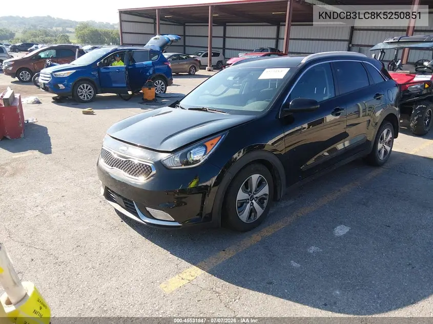 2019 Kia Niro Lx VIN: KNDCB3LC8K5250851 Lot: 45531847