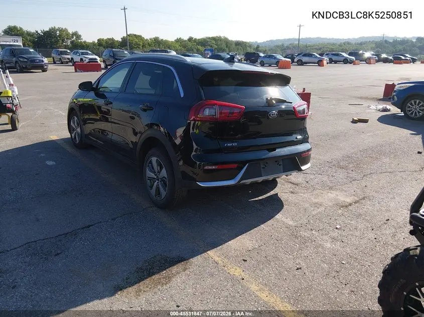 2019 Kia Niro Lx VIN: KNDCB3LC8K5250851 Lot: 45531847