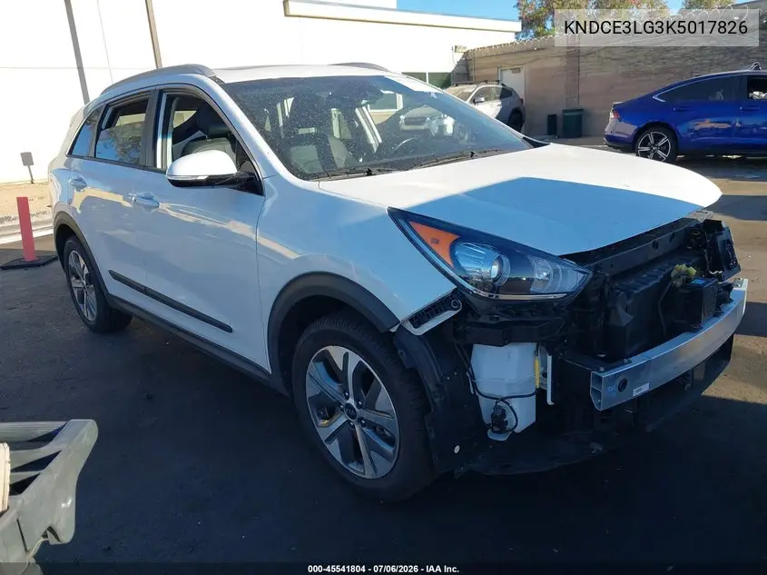 2019 Kia Niro Ev Ex Premium VIN: KNDCE3LG3K5017826 Lot: 45541804