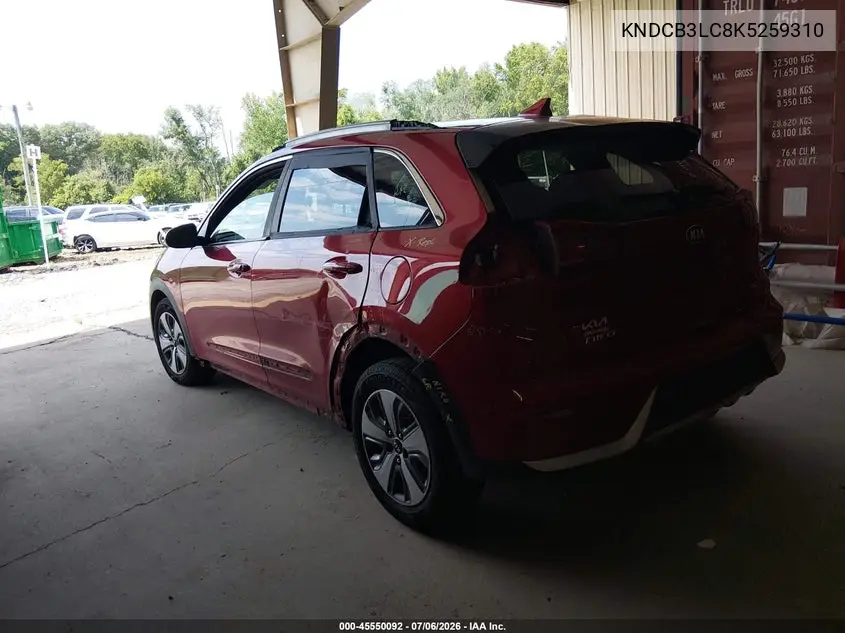 2019 Kia Niro Lx VIN: KNDCB3LC8K5259310 Lot: 45550092