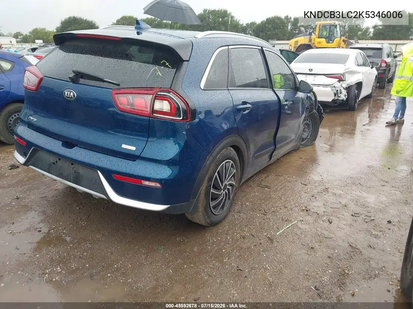 2019 Kia Niro Lx VIN: KNDCB3LC2K5346006 Lot: 45592678