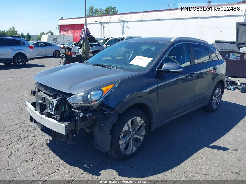 2019 Kia Niro Ev Ex Premium VIN: KNDCE3LG1K5022488 Lot: 45597409