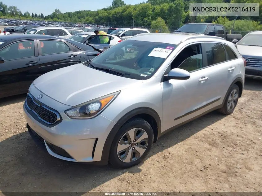 2019 Kia Niro Lx VIN: KNDCB3LC2K5216419 Lot: 45624380