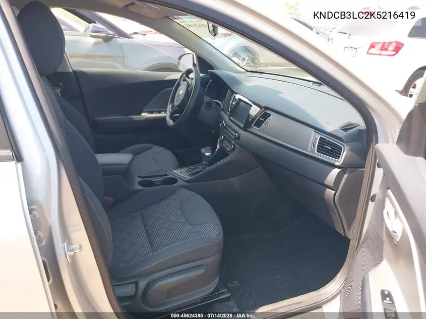 2019 Kia Niro Lx VIN: KNDCB3LC2K5216419 Lot: 45624380
