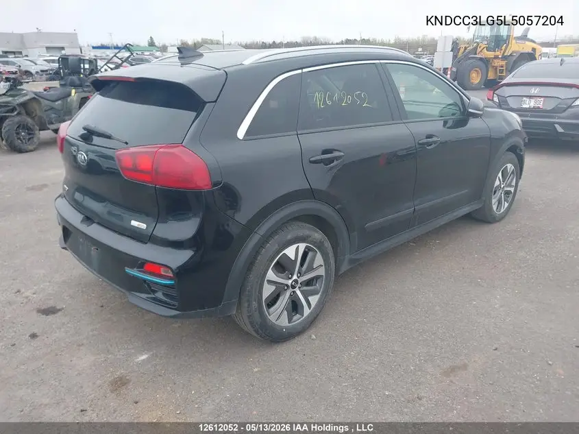 2020 Kia Niro Ev Ex VIN: KNDCC3LG5L5057204 Lot: 12612052