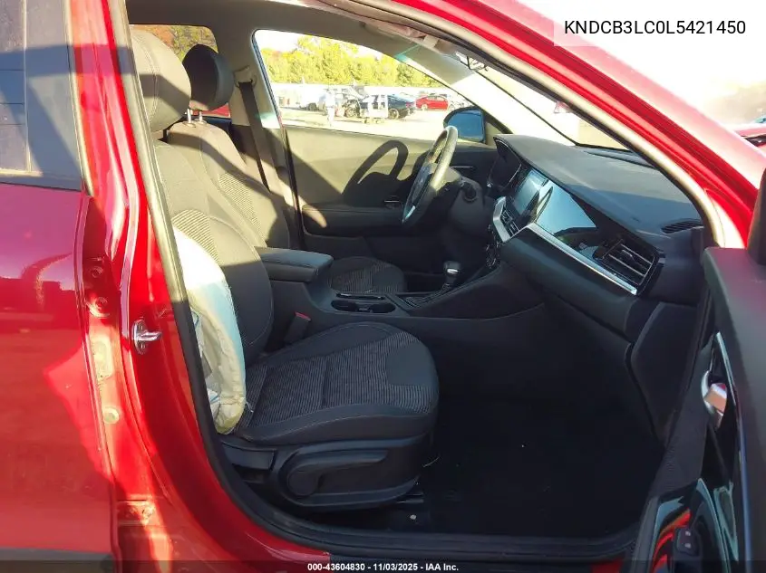 KNDCB3LC0L5421450 2020 Kia Niro Lxs