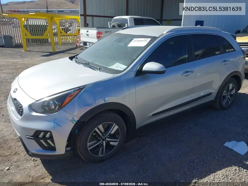 2020 Kia Niro Lxs VIN: KNDCB3LC5L5381639 Lot: 45384939