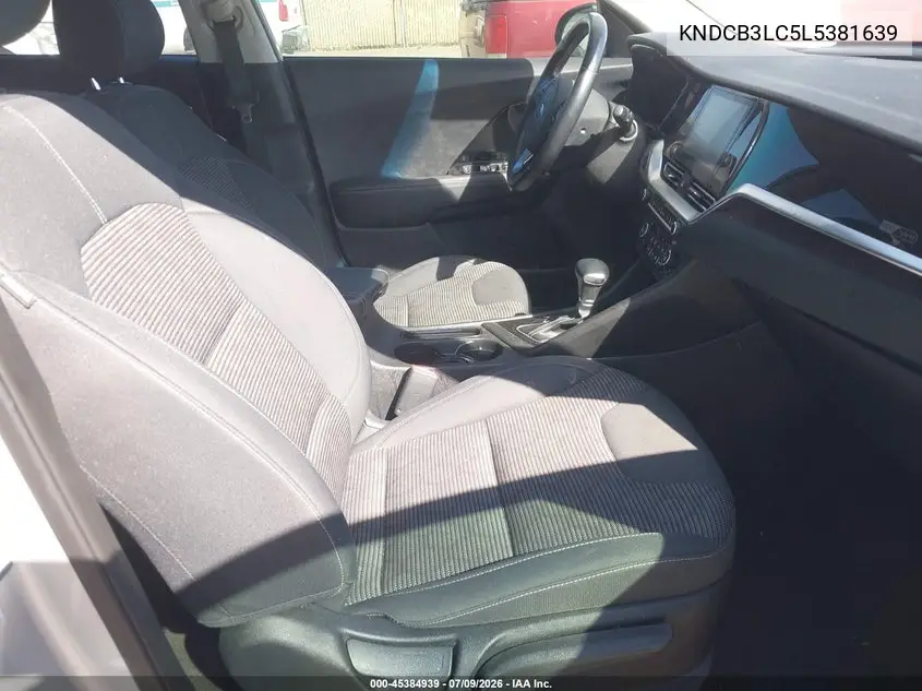 2020 Kia Niro Lxs VIN: KNDCB3LC5L5381639 Lot: 45384939