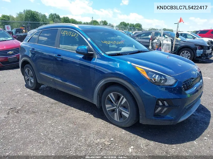 2020 Kia Niro Lxs VIN: KNDCB3LC7L5422417 Lot: 45415607