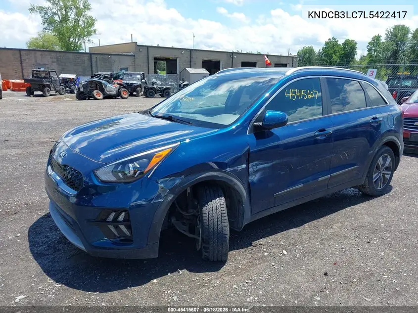 2020 Kia Niro Lxs VIN: KNDCB3LC7L5422417 Lot: 45415607