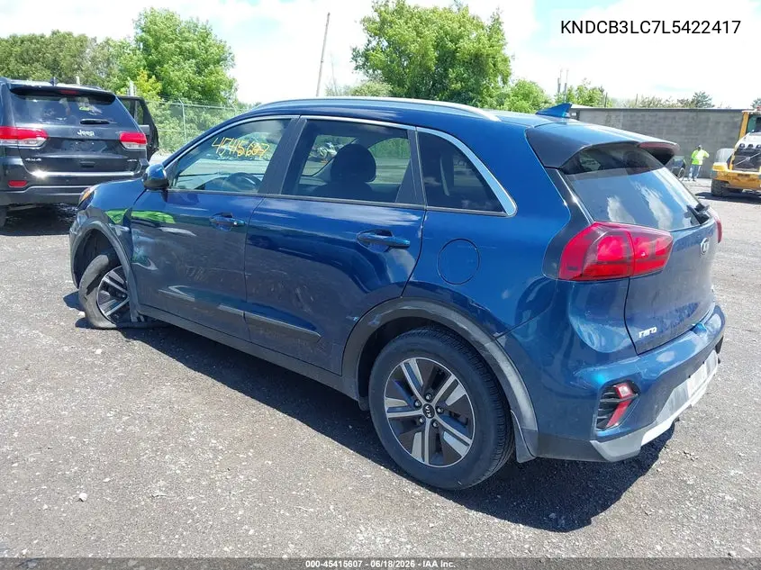 2020 Kia Niro Lxs VIN: KNDCB3LC7L5422417 Lot: 45415607